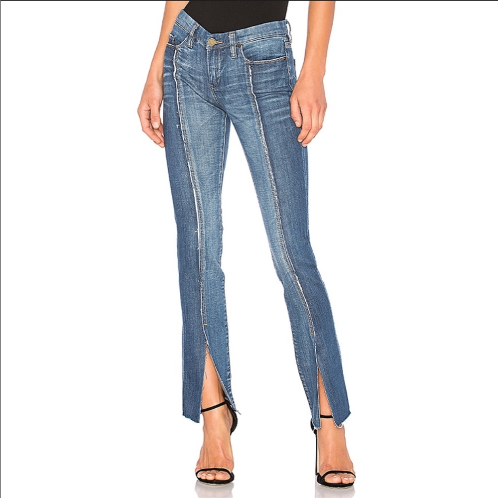 Blank NYC Jeans Skinny Shadow Seam Miss Matched